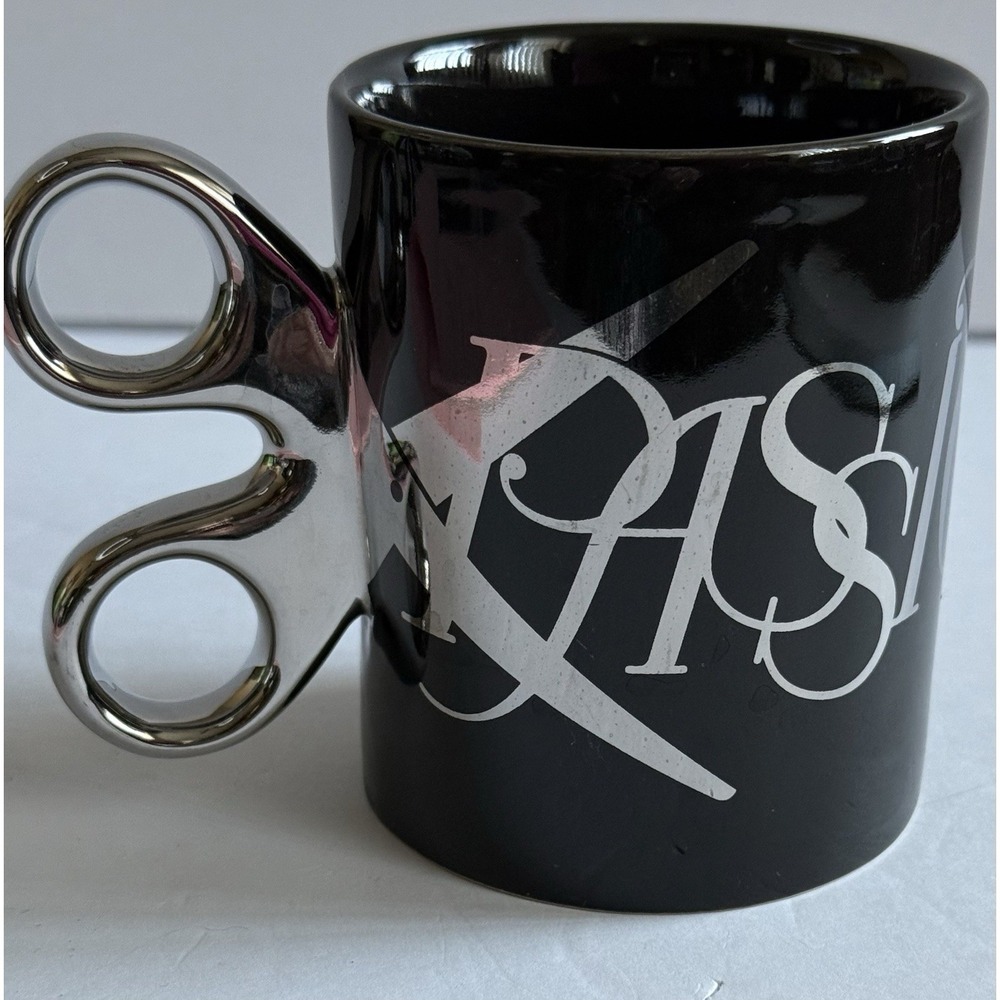 RARE Schwarzkopf‎ Professional 12 oz. Coffee Mug w/ Scissors Handle [VHTF] (EUC)